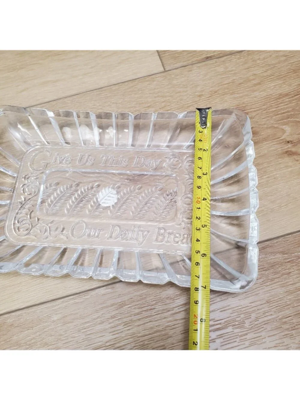 Alexandria Crystal Bread Tray 11” x 6.75